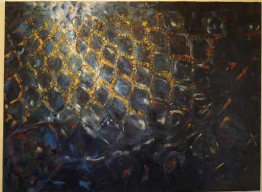 R. Mansourkhani, Dome, Original Oil Painting, 5' x 6'-EZ Jewelry and Decor