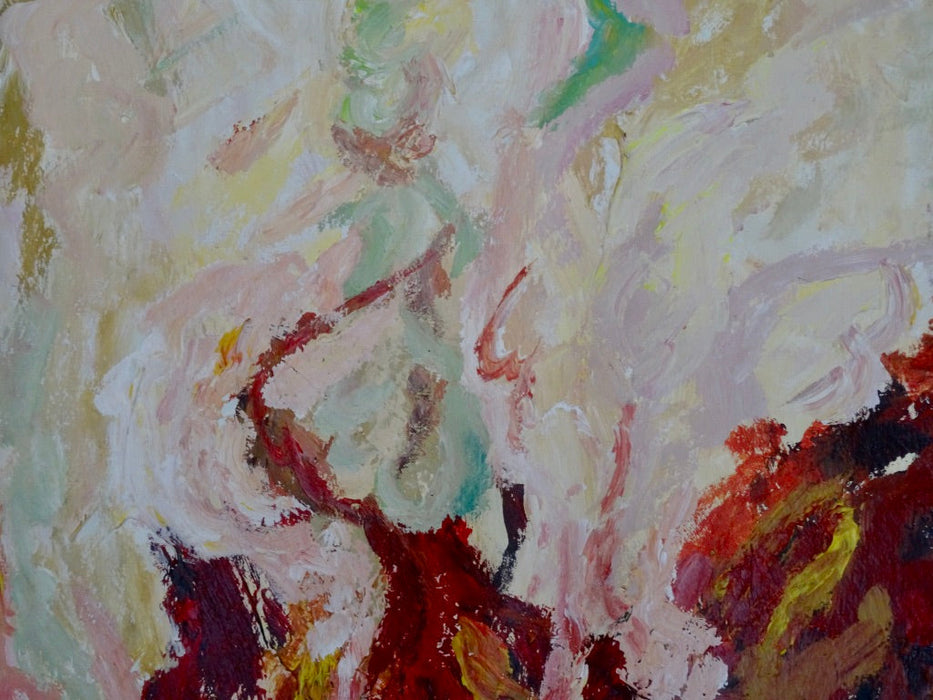 Coming Out, Original Abstract Acrylic Painting, 72” x 60” By Roya Mansourkhani.-EZ Jewelry and Decor