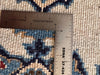 Persian Hand Knotted Small Rug- Nain Design, Wool & Silk accent, 23” x 16”-EZ Jewelry and Decor