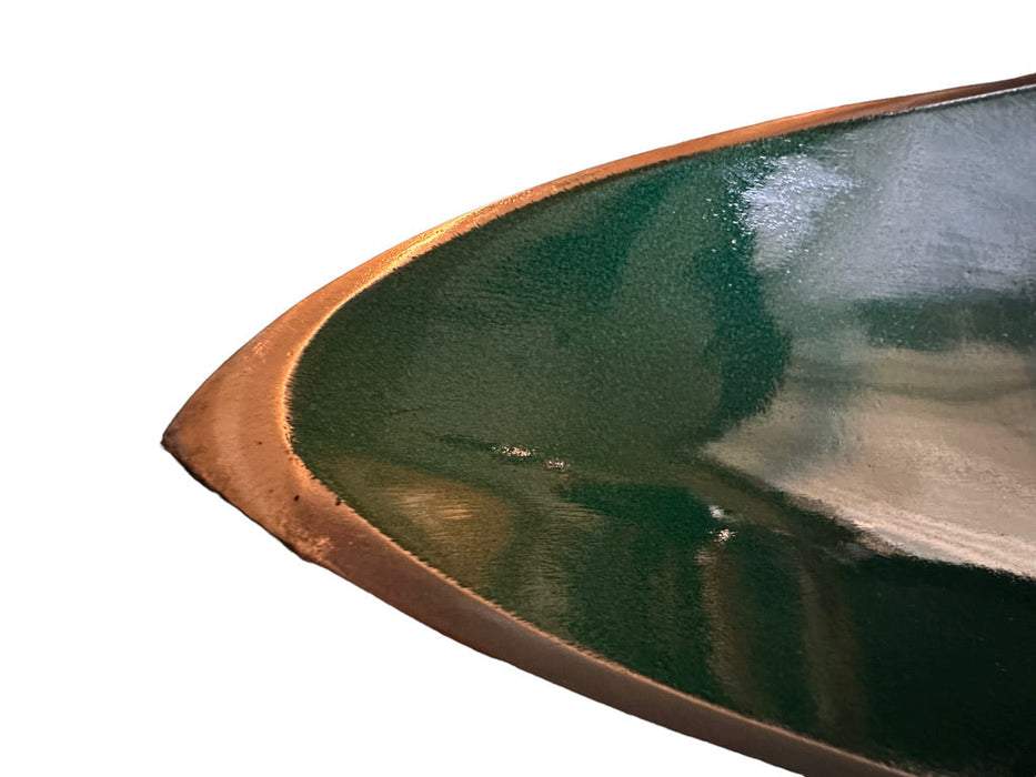 Large Fish Trays, Enameled Tray in Blue, Black, Green. Serving Tray/ Shelf Décor, Dresser Tray, Enameled Painted.16" L, 7" W.-EZ Jewelry and Decor