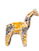 Vintage Pier One Porcelain Giraffe Figurine Abstract Cubist Geometric Porcelain Giraffe Figurine,. 8" T, 3" W, 7" D.-EZ Jewelry and Decor