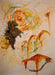 Original Large Water color painting on paper, 80" x 60", The Illuminating and Shadow,-EZ Jewelry and Decor