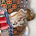 Vintage Chinese Porcelain Hand-painted Decorative Tureen with Lion Shape Handles. 11in x12in-EZ Jewelry and Decor