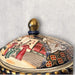 Vintage Chinese Porcelain Hand-painted Decorative Tureen with Lion Shape Handles. 11in x12in-EZ Jewelry and Decor
