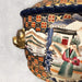 Vintage Chinese Porcelain Hand-painted Decorative Tureen with Lion Shape Handles. 11in x12in-EZ Jewelry and Decor