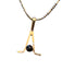 Vintage 24k Gb Chain W/1/20 14k Gf Pendant Necklace, Gift Boxed , 29"chain-EZ Jewelry and Decor