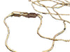 Vintage 24k Gb Chain W/1/20 14k Gf Pendant Necklace, Gift Boxed , 29"chain-EZ Jewelry and Decor