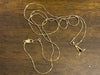 Vintage 24k Gb Chain W/1/20 14k Gf Pendant Necklace, Gift Boxed , 29"chain-EZ Jewelry and Decor