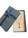 Vintage 24k Gb Chain W/1/20 14k Gf Pendant Necklace, Gift Boxed , 29"chain-EZ Jewelry and Decor