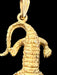 Exquisite14K Gold Alligator Italian Twisted Necklace 18”.-EZ Jewelry and Decor