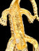 Exquisite14K Gold Alligator Italian Twisted Necklace 18”.-EZ Jewelry and Decor