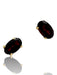 Luxury 18K Gold,Purple/ Dark Red Garnet Stud Earrings, Small Gem Earrings-EZ Jewelry and Decor