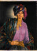 Tabriz Figurative Rug, Hand knotted Rug, Silk & Wool, 2’5” x 3’3”-EZ Jewelry and Decor