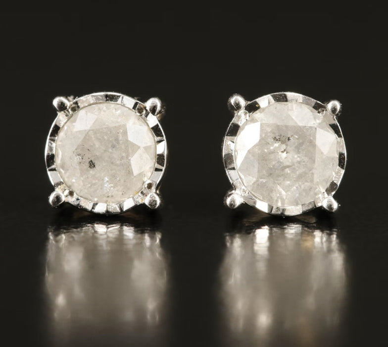 Stunning 10K Gold 0.83 CTW Diamond Stud Earrings-EZ Jewelry and Decor