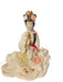 A Beautiful Geisha Playing Music Handcrafted, Hand Painted, Porcelain Statue, Signed By a Chinese Master.-EZ Jewelry and Decor