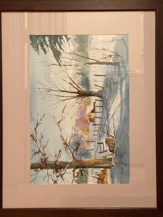 MEARL MOORE 83 WATERCOLOR 26.5"X32.5"-EZ Jewelry and Decor