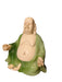 Artificial Jade Buddha, Green and Beige Fat Buddha, 9.5"-EZ Jewelry and Decor