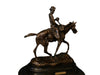 Charles Marion Russell Will Rogers, Bronze With PatinaSigned And Monogrammed On Base: Cm Russell-EZ Jewelry and Decor