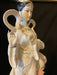 Geisha Playing Flute Porcelain Figurine Handcrafted, Hand Painted Signed 17"T-EZ Jewelry and Decor