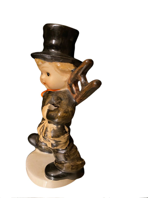 CHARMING VINTAGE GOEBEL WEST GERMAN “CHIMNEY SWEEP” FIGURINE Crown TMK-EZ Jewelry and Decor