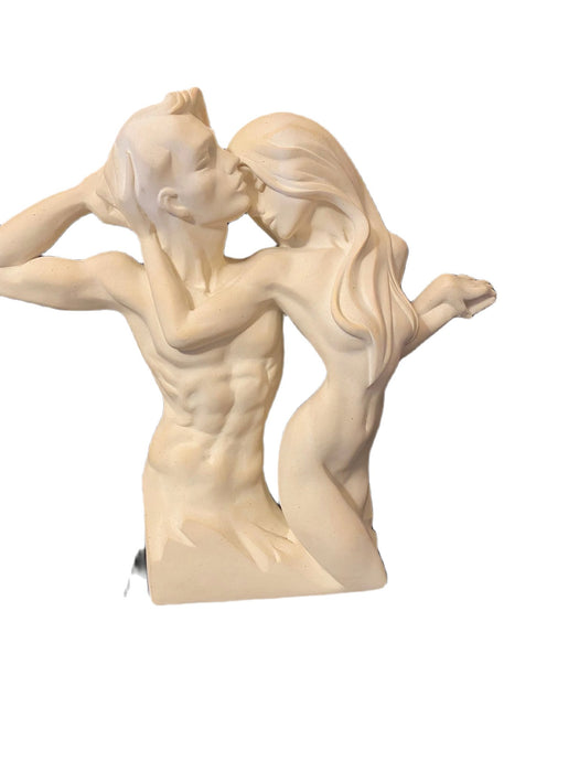 Lovers Sculpture -Heyke Vc Bibler 19"X18", Signed-EZ Jewelry and Decor