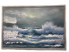 Cooper, Ocean, Framed Original Oil Painting, 27" x 38 ”-EZ Jewelry and Decor