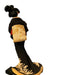 Ornate Japanese Geisha Doll on Wood Display, Hand Crafted. 13.5” x 7”-EZ Jewelry and Decor