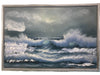 Cooper, Ocean, Framed Original Oil Painting, 27" x 38 ”-EZ Jewelry and Decor