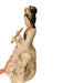 Vintage Chinese Lady Playing Flute, Hand crafted Porcelain Asian Figurine. signed. 10.5"-EZ Jewelry and Decor