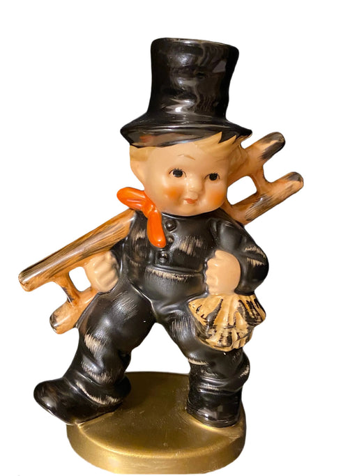 Rare Goebel "Chimney Sweep" Limited Edition 145 Of 500, Gold, 4 ¾” Tall. -EZ Jewelry and Decor