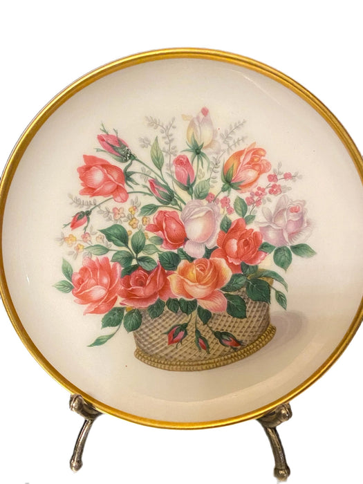 Kaiser W Germany Porcelain  Beautiful Vintage Porcelain Decorative Plate, 4”-EZ Jewelry and Decor