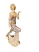 Stunning Capodimonte Vittorio Sabadin Sculpture Dancing Lady With Cape Figure On Wood Bas, Porcelain,  Hand Made And Hand Painted in Italy 17.5"t-EZ Jewelry and Decor