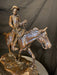 Charles Marion Russell Will Rogers, Bronze With PatinaSigned And Monogrammed On Base: Cm Russell-EZ Jewelry and Decor