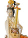 A Lady /Geisha is Playing Pipa . Vintage Handcrafted, Hand Painted, Porcelain Statue, Signed By a Chinese Master. Porcelain Figurine. 17.5"-EZ Jewelry and Decor