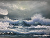 Cooper, Ocean, Framed Original Oil Painting, 27" x 38 ”-EZ Jewelry and Decor