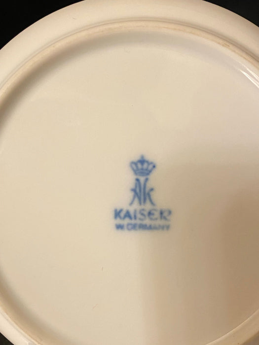 Kaiser W Germany Porcelain  Beautiful Vintage Porcelain Decorative Plate, 4”-EZ Jewelry and Decor