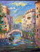 Roya Mansourkhani, A Sunny Day at Annecy, Original Oil Painting.-EZ Jewelry and Decor