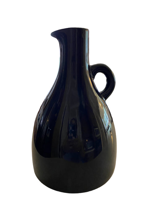 Narrow Neck Ceramic Pitcher / Jar/ Vase  8.75” Tall-EZ Jewelry and Decor