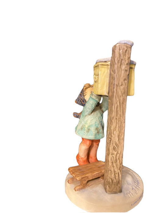 Vintage Goebel Hummel Figurines # 340- c –A letter to santa, TMK-5, 7.2" tall-EZ Jewelry and Decor