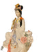 Vintage Chinese Lady Playing Flute, Hand crafted Porcelain Asian Figurine. signed. 10.5"-EZ Jewelry and Decor