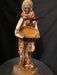 Vintage 3pc Folk Art Figurines,Paper Mache Figures.-EZ Jewelry and Decor