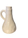 White Ceramic Vase/ Olive Oil Bottle/ Milk Bottle/Creamer. 5.75”T-EZ Jewelry and Decor