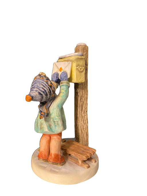 Vintage Goebel Hummel Figurines # 340- c –A letter to santa, TMK-5, 7.2" tall-EZ Jewelry and Decor