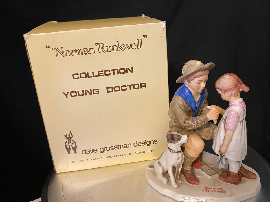 Norman Rockwell, The young doctor,  6" tall-EZ Jewelry and Decor