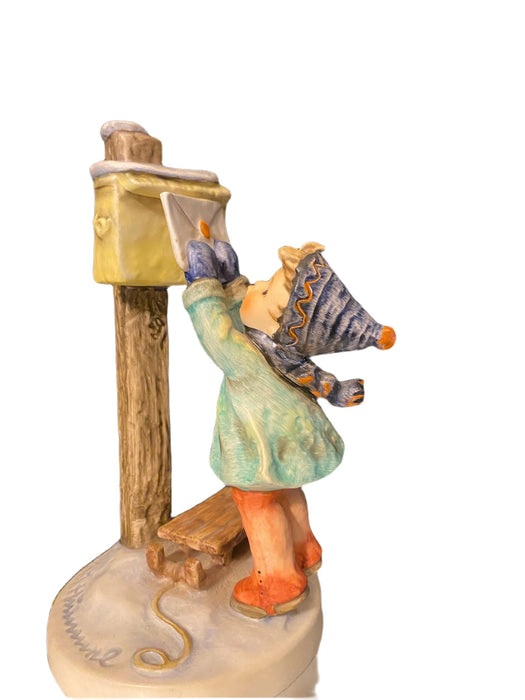 Vintage Goebel Hummel Figurines # 340- c –A letter to santa, TMK-5, 7.2" tall-EZ Jewelry and Decor