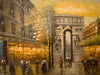 C. Kuij, Champs-Élysées, oil paining, 24”x36-EZ Jewelry and Decor