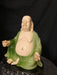 Artificial Jade Buddha, Green and Beige Fat Buddha, 9.5"-EZ Jewelry and Decor