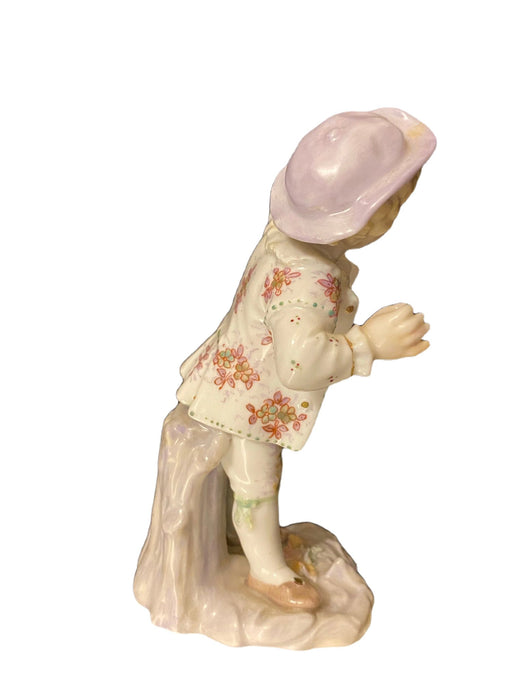 Antique Meissen Young Boy, 4.75”, Porcelain-EZ Jewelry and Decor