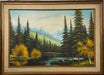 P. Gonzales, Framed Landscape Original Oil Painting. 31.5” x 41.5”-EZ Jewelry and Decor