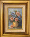 Mary Handers, Beautiful Flowers, Framed Original Oil Painting. 9” x 12”.-EZ Jewelry and Decor